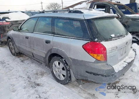 2005 Subaru Outback 2.5I from USA, damaged, VIN 4S4BP61C157303878